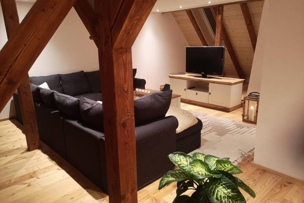 Ruhig Gelegene, Top Moderne Ferienwohnung - Hot Tub Und Sauna Gegen Aufpreis Neuhaus an Der Eger Exterior foto